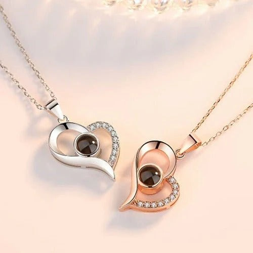 Collar Te Amo 100 Idiomas + caja de regalo® 💗