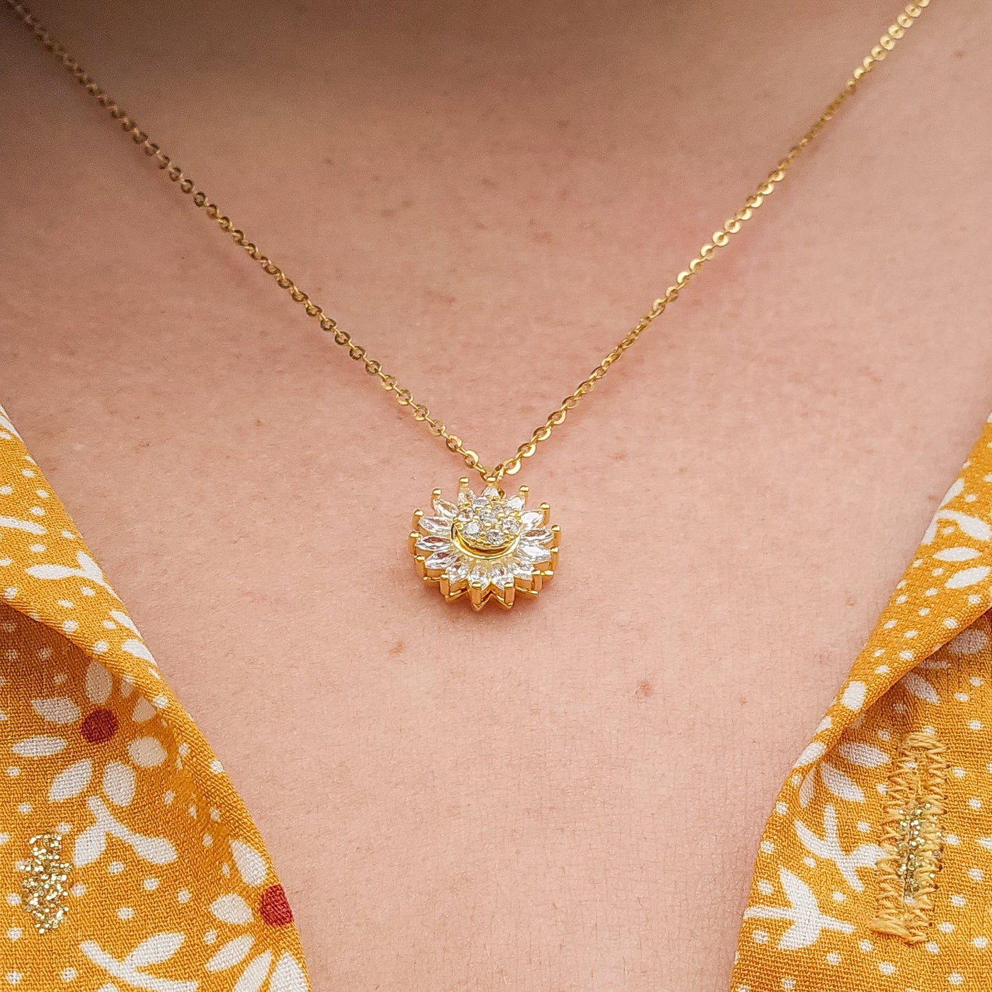 COMBO Girasol Giratorio + Anillo Giratorio + CAJA DE LUJO™ 💍