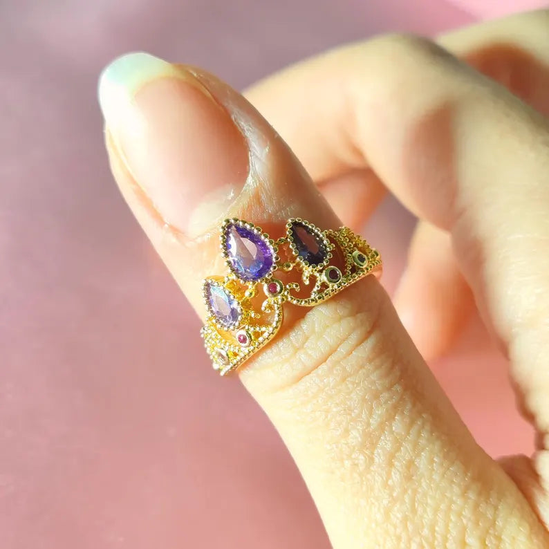 Anillo Corona™ Princesa Rapunzel