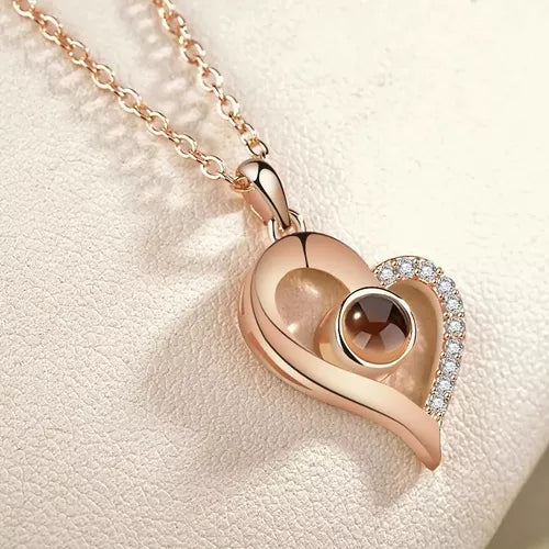Collar Te Amo 100 Idiomas + caja de regalo® 💗