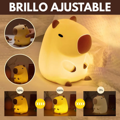 Lámpara de capibara de 2 modos de luz + envió gratis